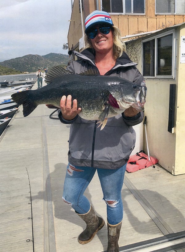 Angler sets a women's world record for largemouth bass