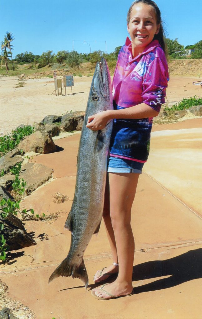 an image of Chloe Horndhardt and her Barracuda