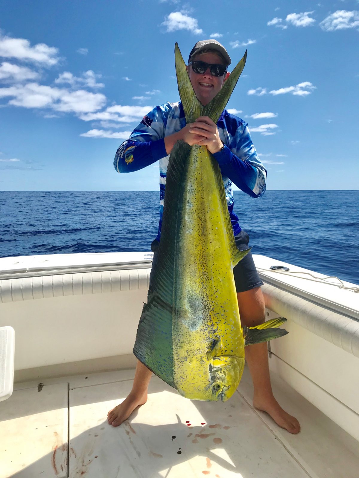 November Slam and Trophy Clubsan image of Flynn with his trophy club dolphin