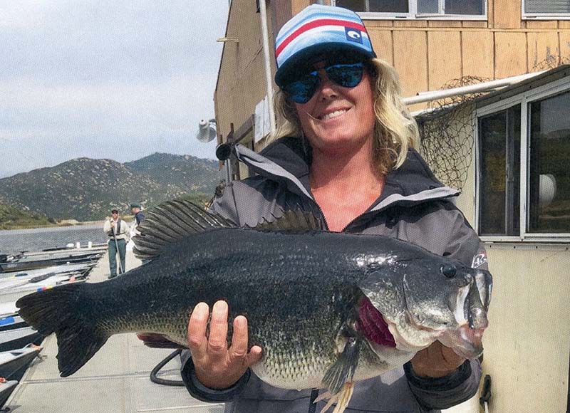 My husband is so proud of his fish: 7.5 pound bass caught on a black fluke  in NC : r/Fishing