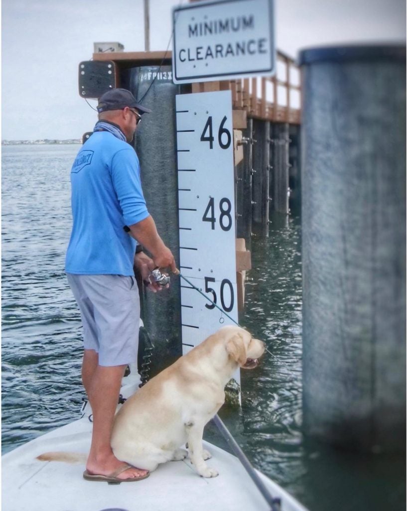 Dan Shafer fishing structure April 2023 Herding World Record Sheepshead