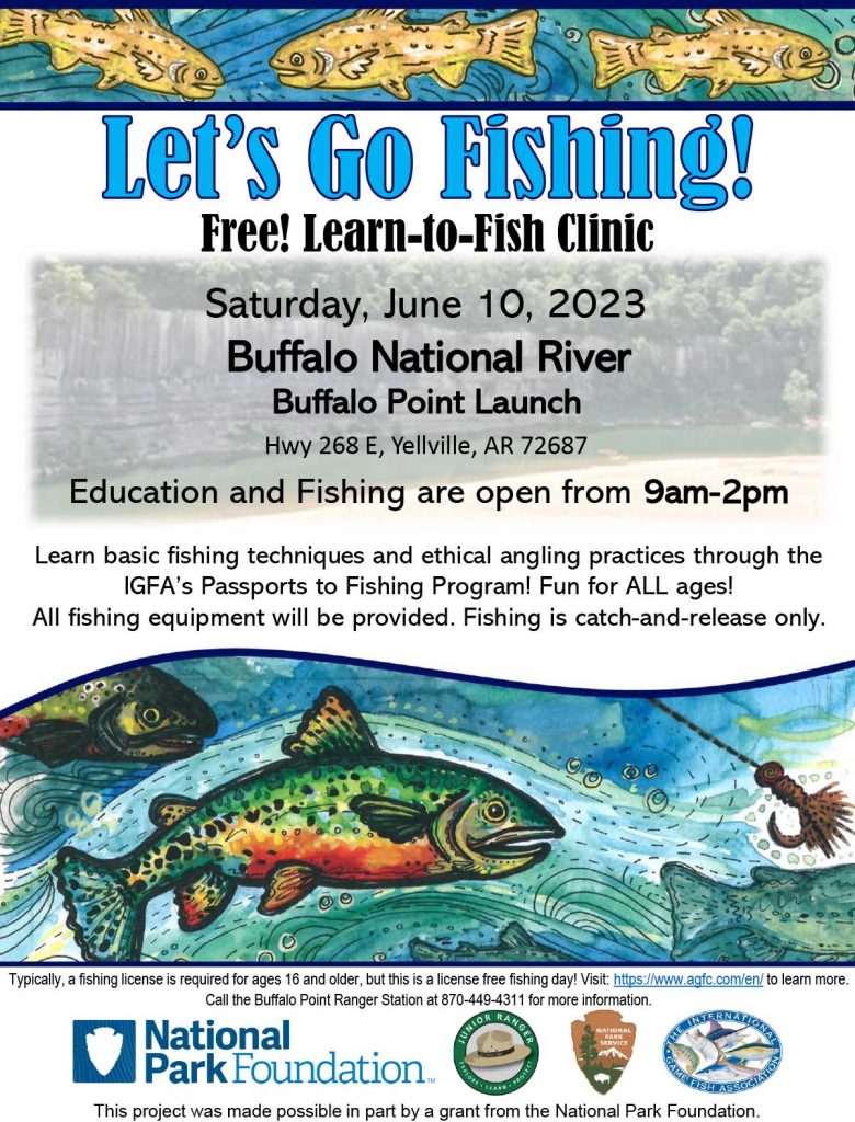 Learn to Fish Clinic, Buffalo Point Paunch, Yellville, Arkansas @ Buffalo Point Paunch