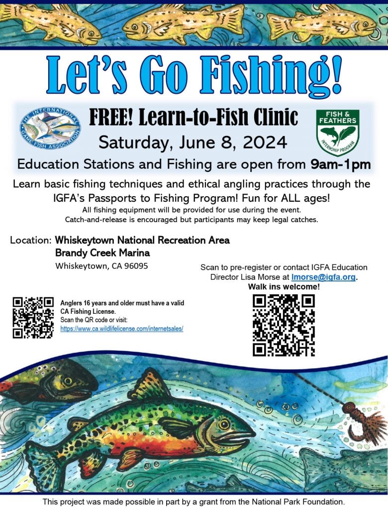 Learn-to-Fish Clinic at Whiskeytown National Recreation Area